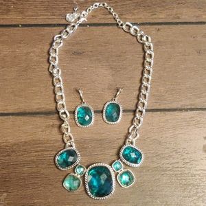 Necklace and earring set